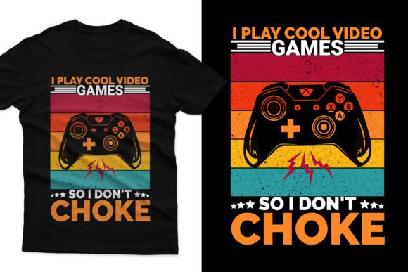 Cool Video Games Vintage T-Shirt Graphics