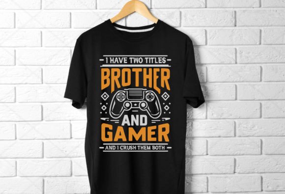 Gaming Graphics: T-Shirt Designs for Brother Gamer Boy