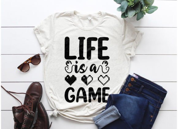 Gaming SVG Design, Gamer T-Shirt Graphics & Crafts
