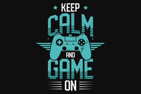 Gaming Typography Graphics T-Shirt Designs Review