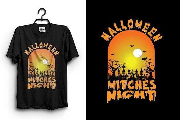 Halloween Witches Night Graphics for T-Shirt Designs