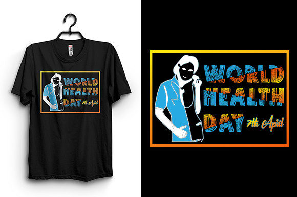 Health Day Graphics for T-Shirt Designs