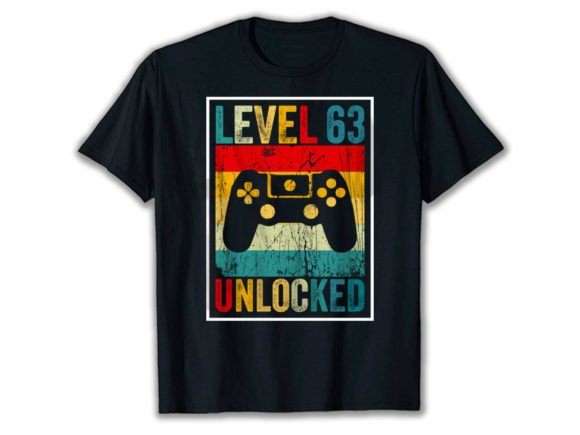 LEVEL 63 UNLOCKE: Graphics for T-Shirt Designs
