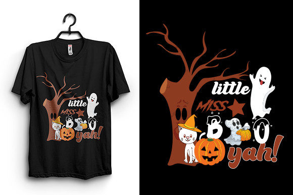 Little Miss Yah Halloween Graphics for T-Shirt Designs