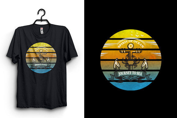 Ocean Anchor Vintage: Graphics for T-Shirt Designs