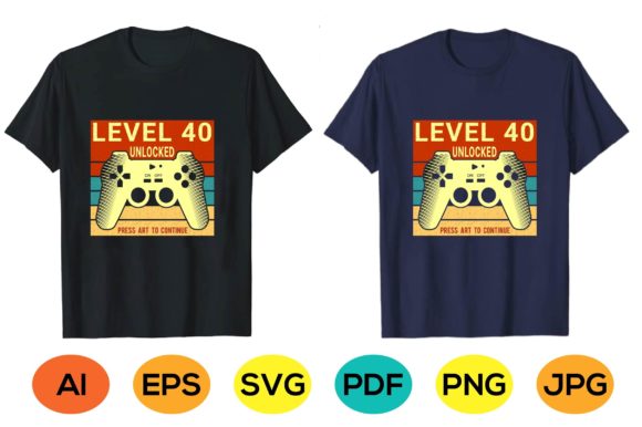 Reviewing Gamer T-shirt Design Ai,svg,png,eps,pdf for Embroidery