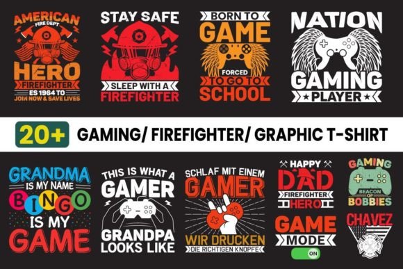 Reviewing the Gaming and Firefighter Graphic Bundle