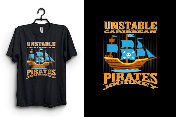 Ship on the Ocean: Graphics for T-Shirt Designs